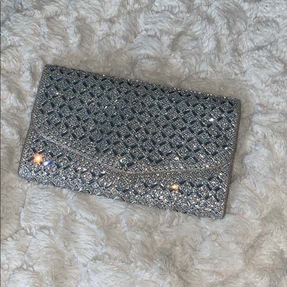 Handbags - Rhinestone clutch bag